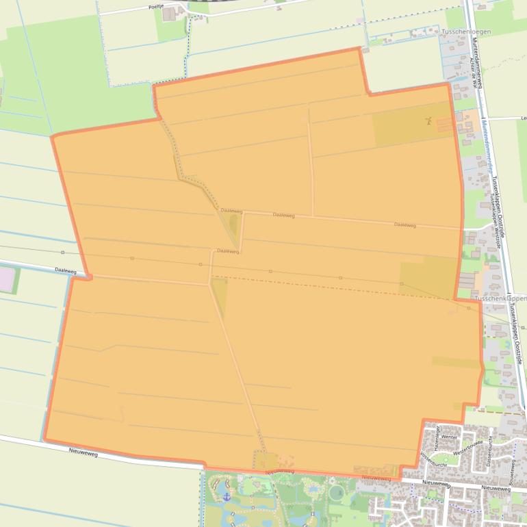Kaart van postcodegebied 9649AH.