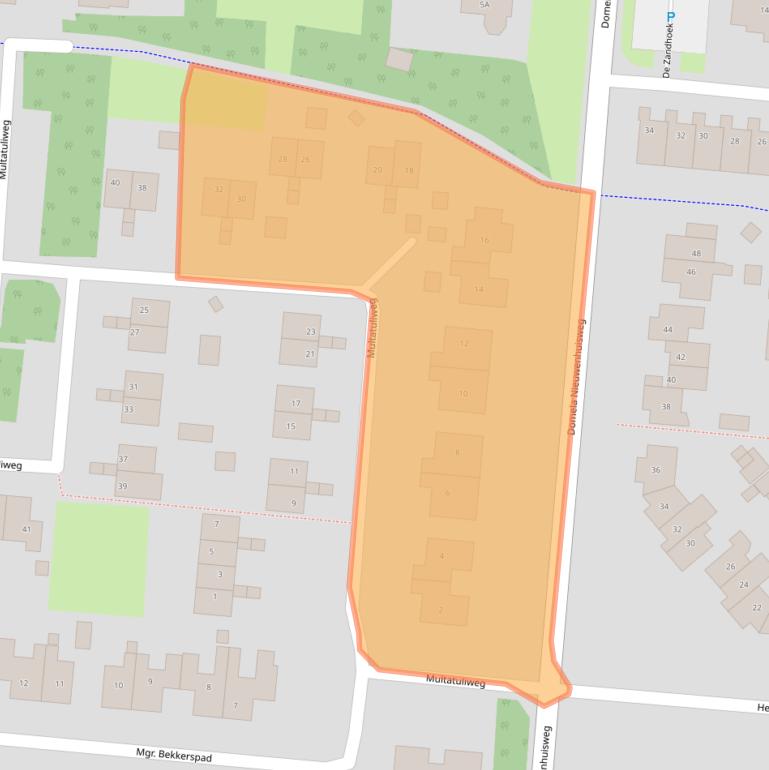 Kaart van postcodegebied 9649AX.