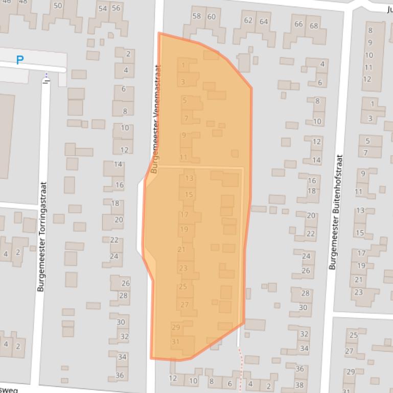 Kaart van postcodegebied 9649BA.