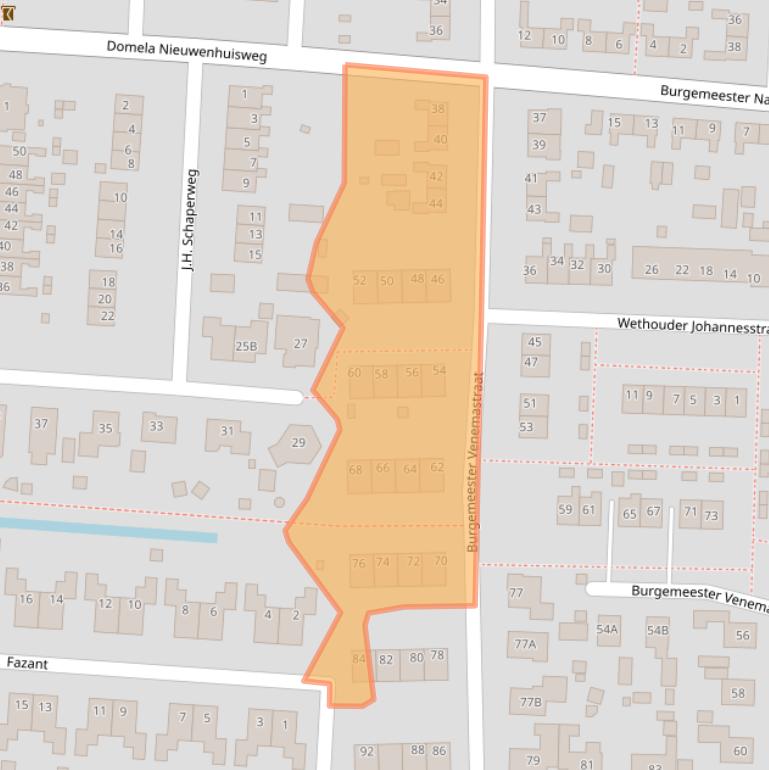 Kaart van postcodegebied 9649BD.