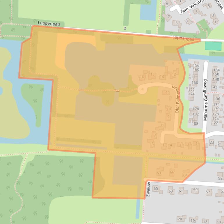 Kaart van postcodegebied 9649BH.
