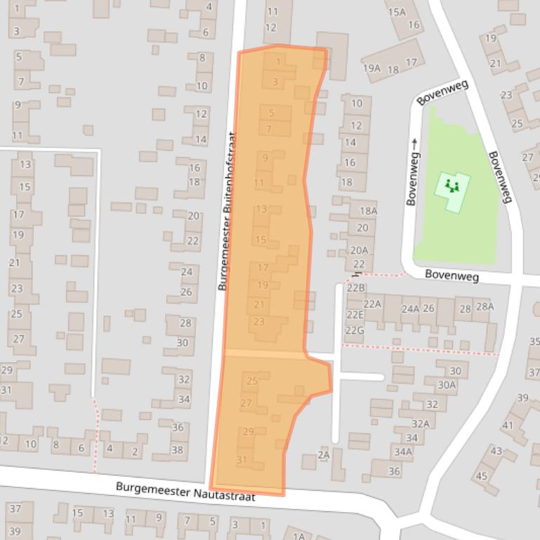 Kaart van postcodegebied 9649BV.