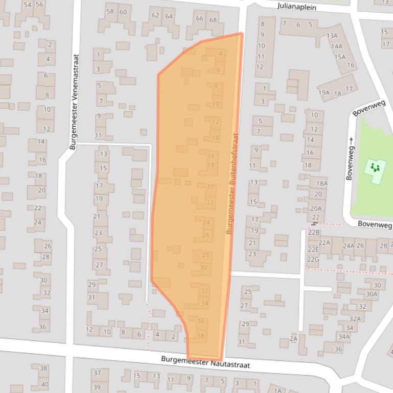 Kaart van postcodegebied 9649BW.