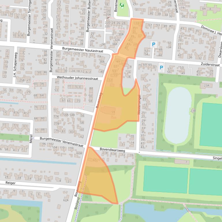 Kaart van postcodegebied 9649CB.