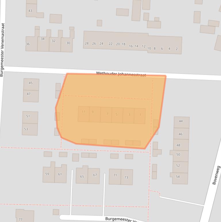 Kaart van postcodegebied 9649CH.