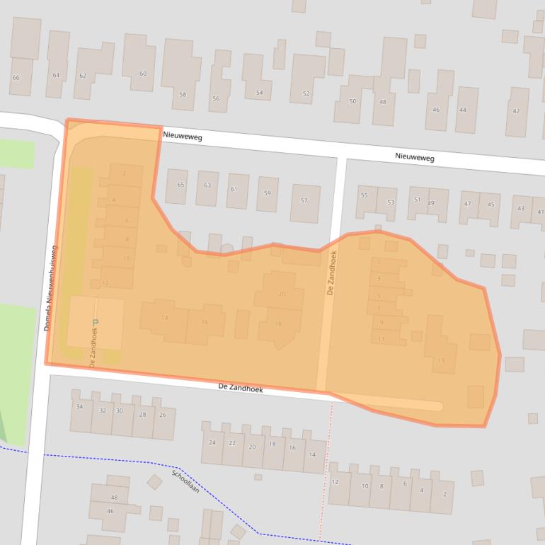 Kaart van postcodegebied 9649DB.