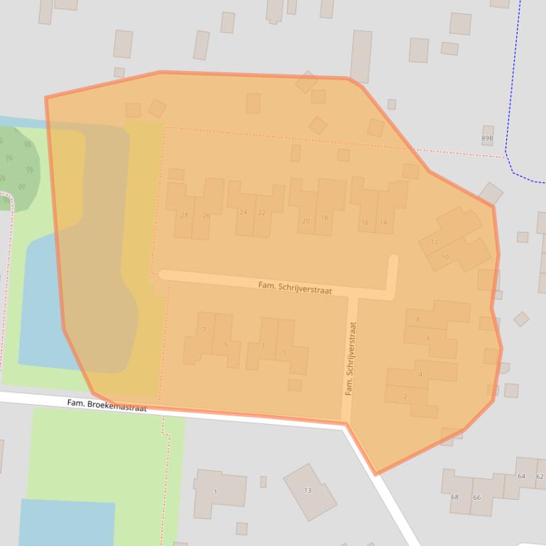 Kaart van postcodegebied 9649DE.