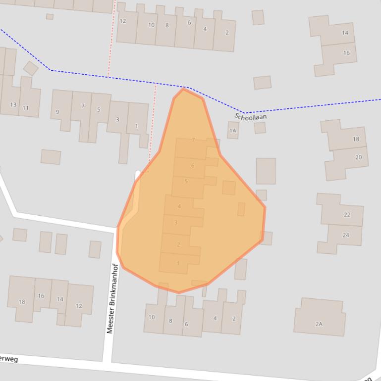 Kaart van postcodegebied 9649DH.