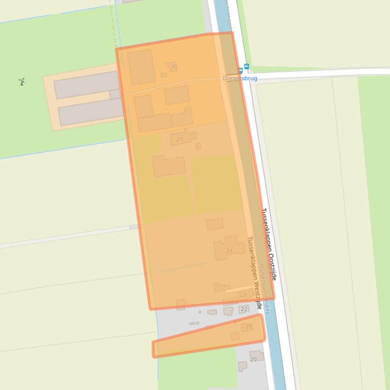 Kaart van postcodegebied 9649EC.