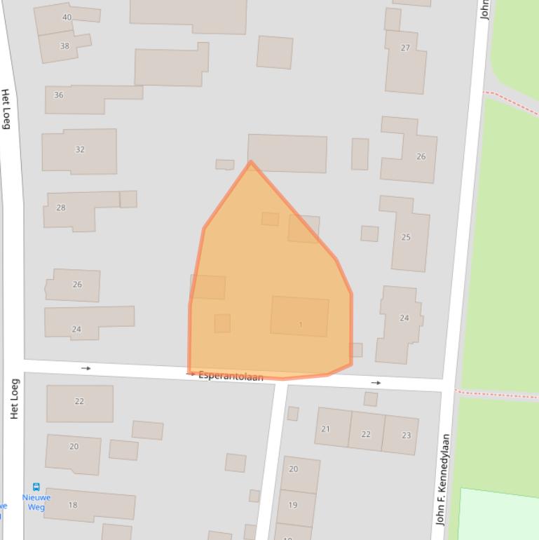 Kaart van postcodegebied 9649EK.