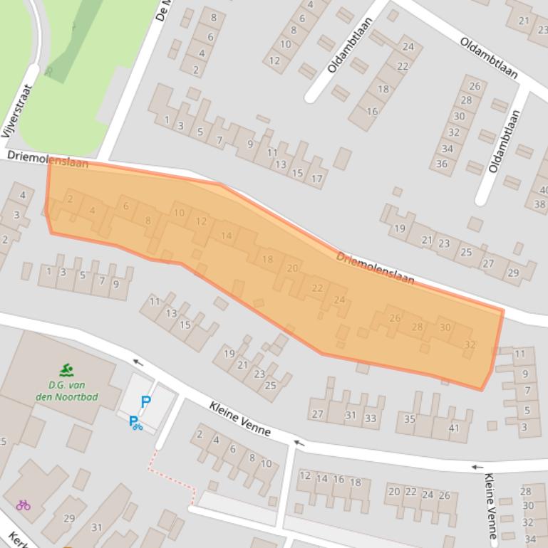 Kaart van postcodegebied 9649ES.