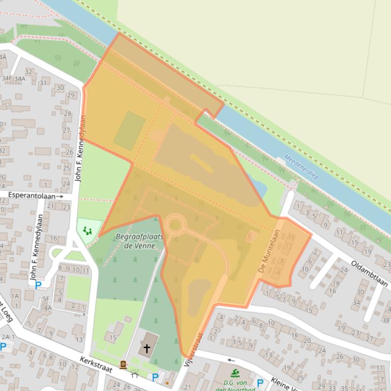 Kaart van postcodegebied 9649EW.