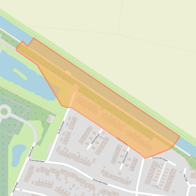 Kaart van postcodegebied 9649GA.