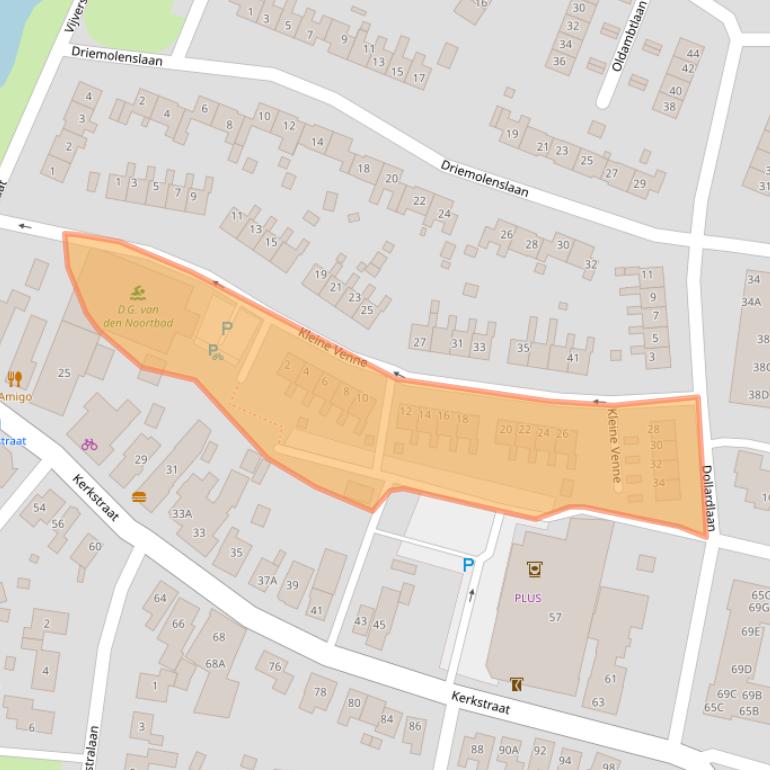 Kaart van postcodegebied 9649GL.