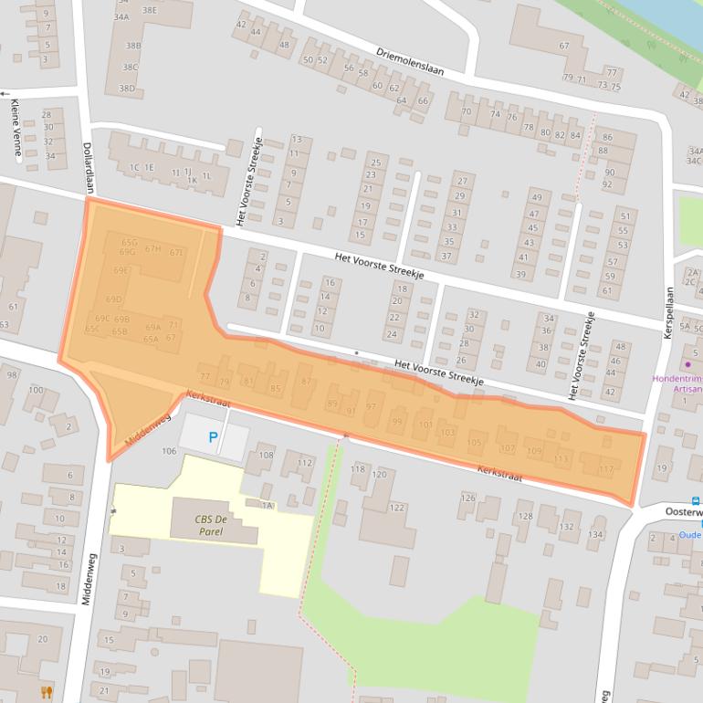 Kaart van postcodegebied 9649GP.