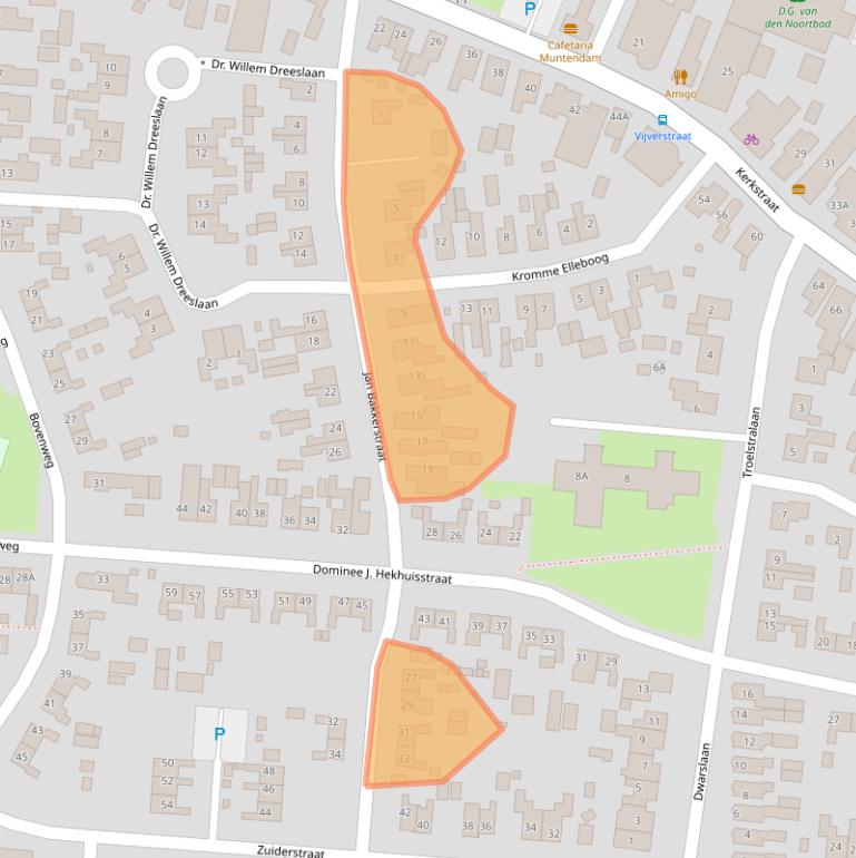 Kaart van postcodegebied 9649HA.