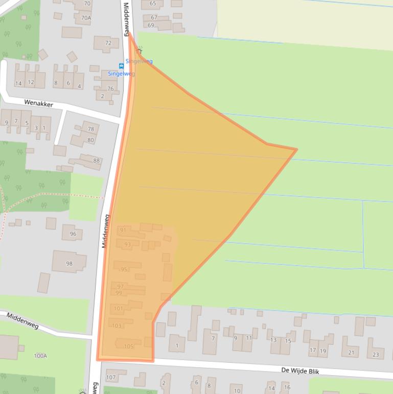 Kaart van postcodegebied 9649HS.