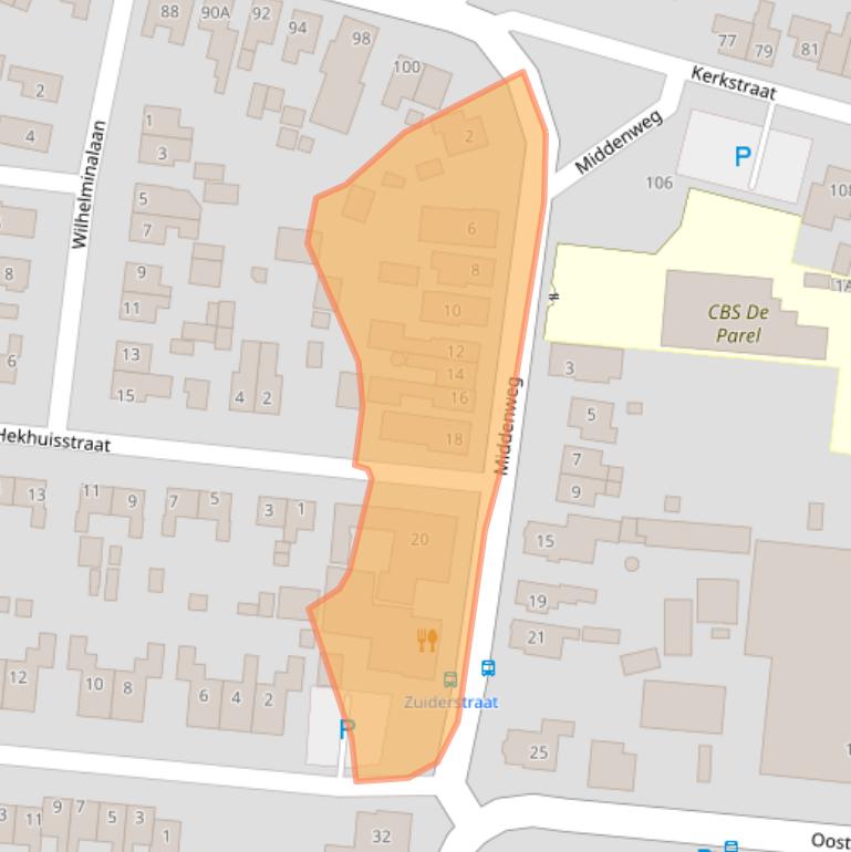 Kaart van postcodegebied 9649HV.