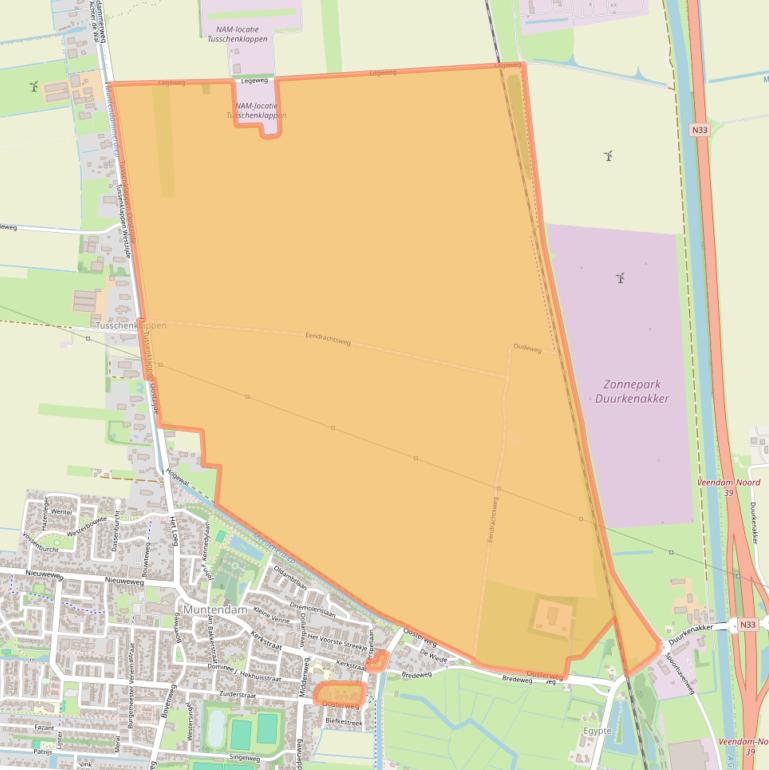 Kaart van postcodegebied 9649JV.