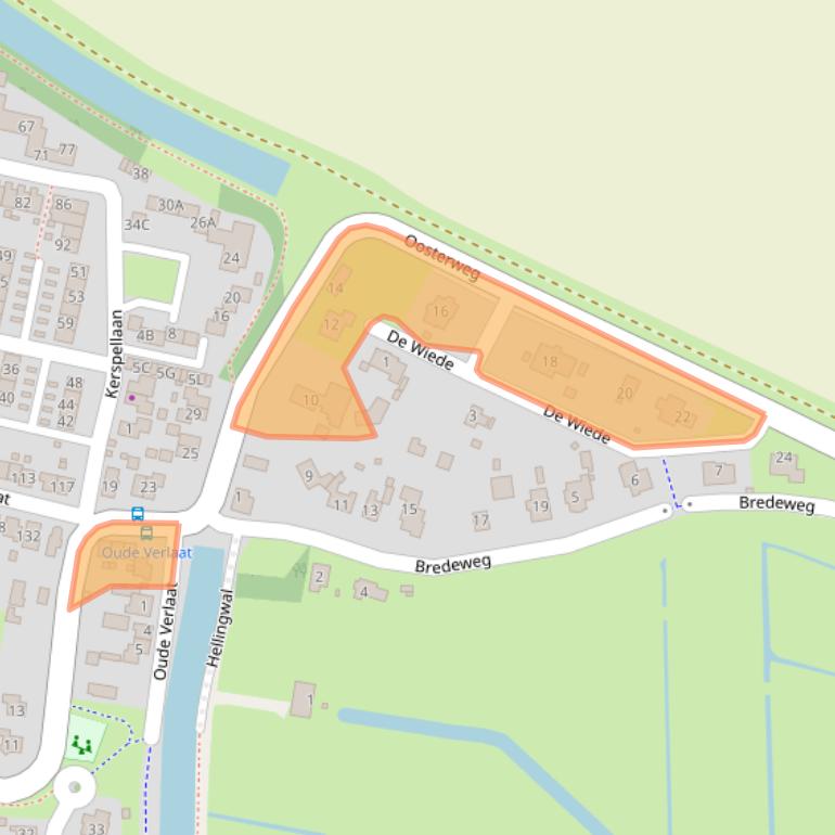 Kaart van postcodegebied 9649JW.