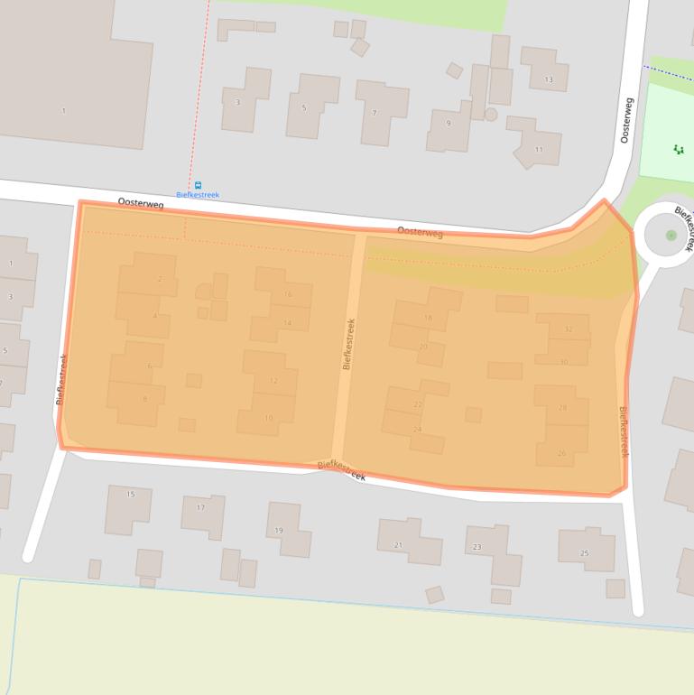 Kaart van postcodegebied 9649JZ.