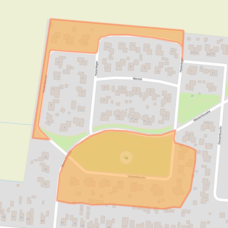Kaart van postcodegebied 9649KD.