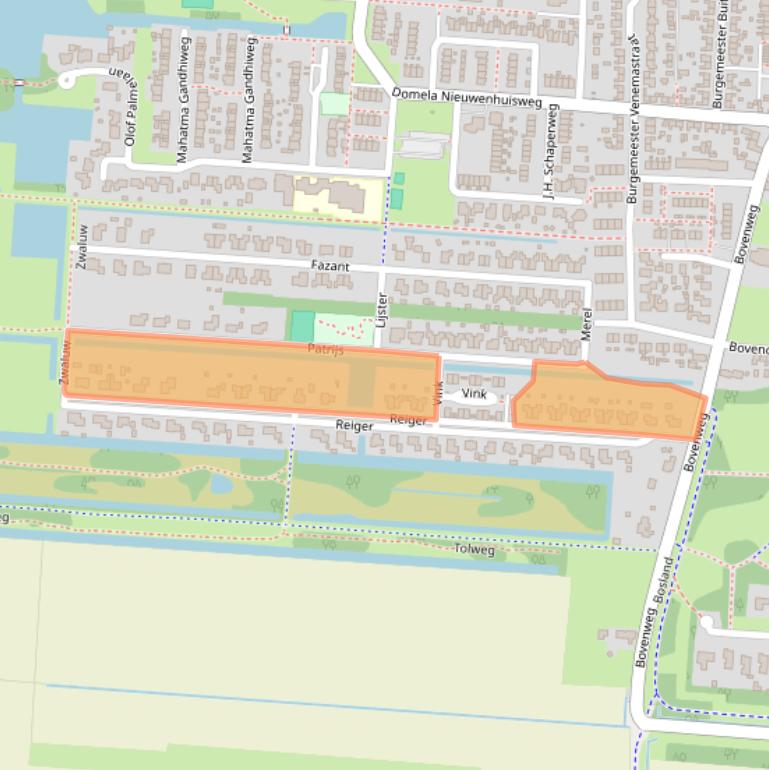 Kaart van postcodegebied 9649LC.