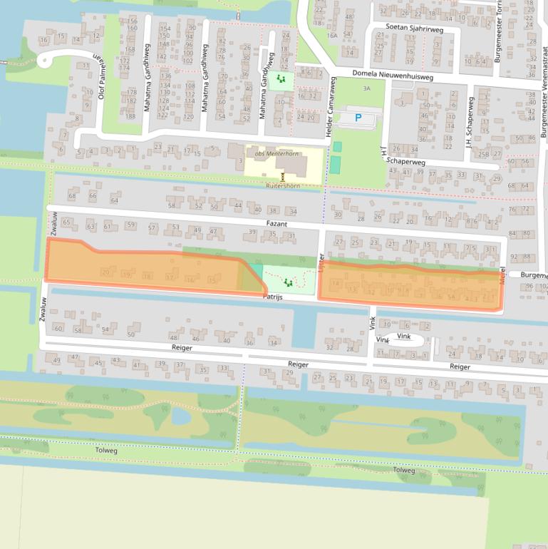 Kaart van postcodegebied 9649LE.