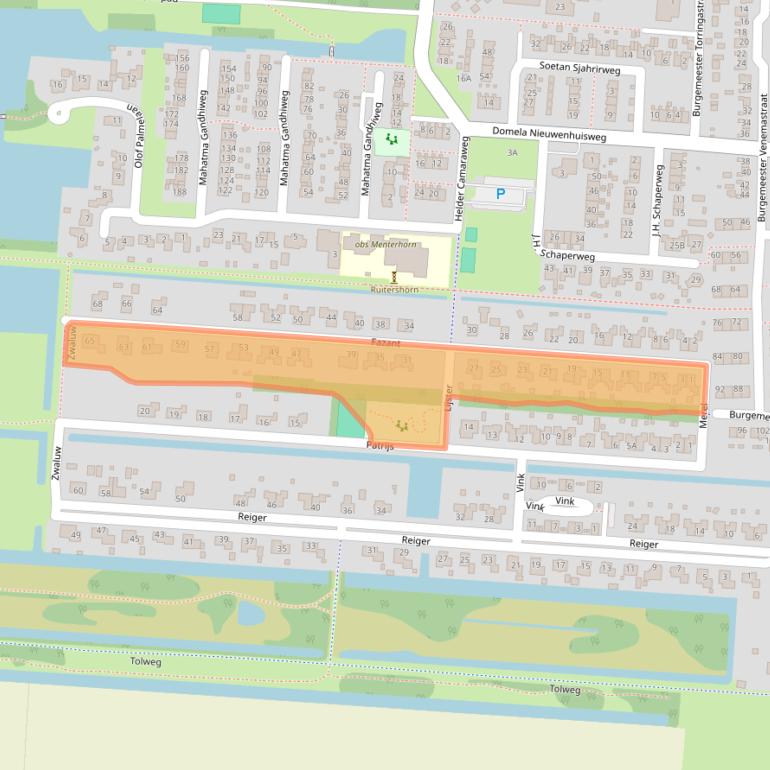 Kaart van postcodegebied 9649LH.
