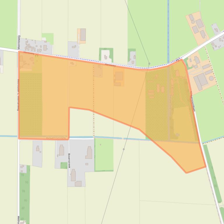 Kaart van postcodegebied 9651AT.