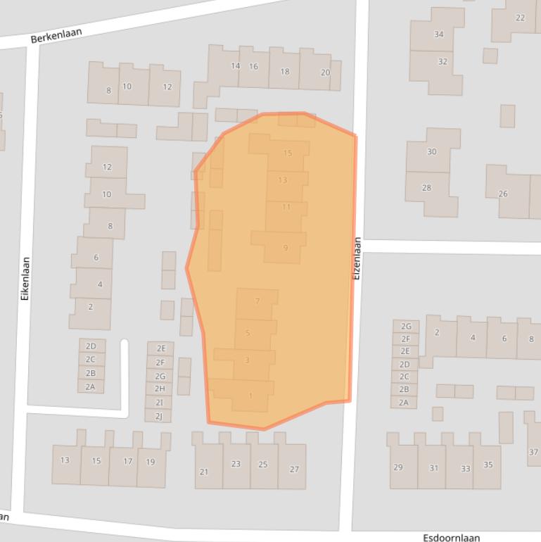 Kaart van postcodegebied 9651BA.