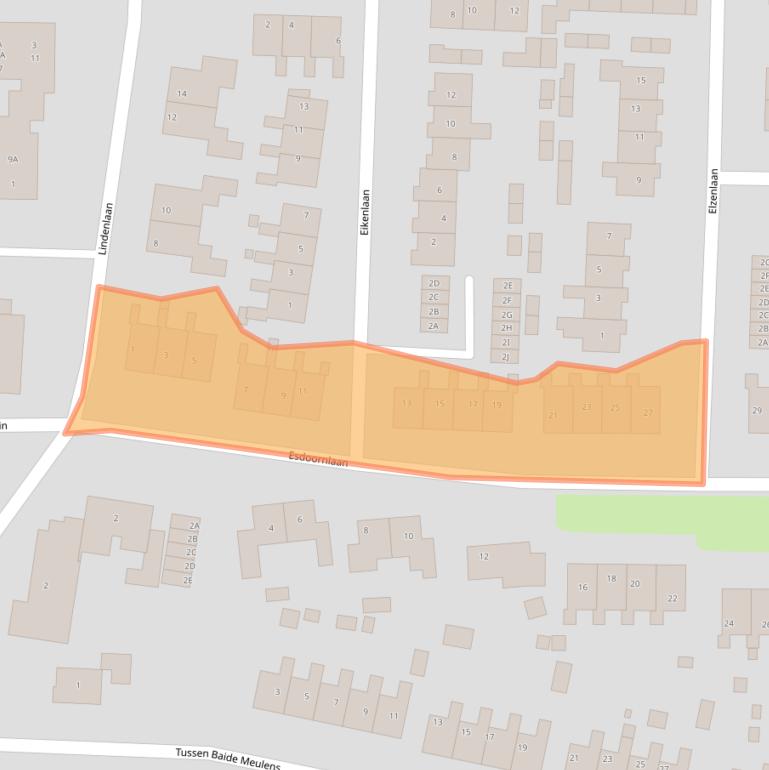 Kaart van postcodegebied 9651BC.