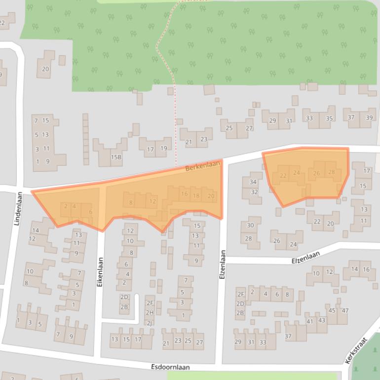 Kaart van postcodegebied 9651BK.