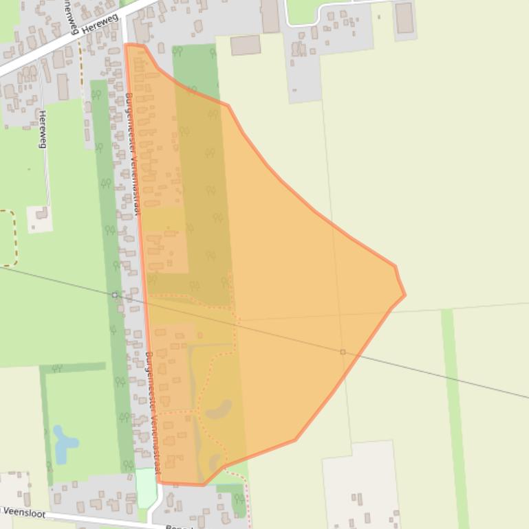 Kaart van postcodegebied 9651CA.