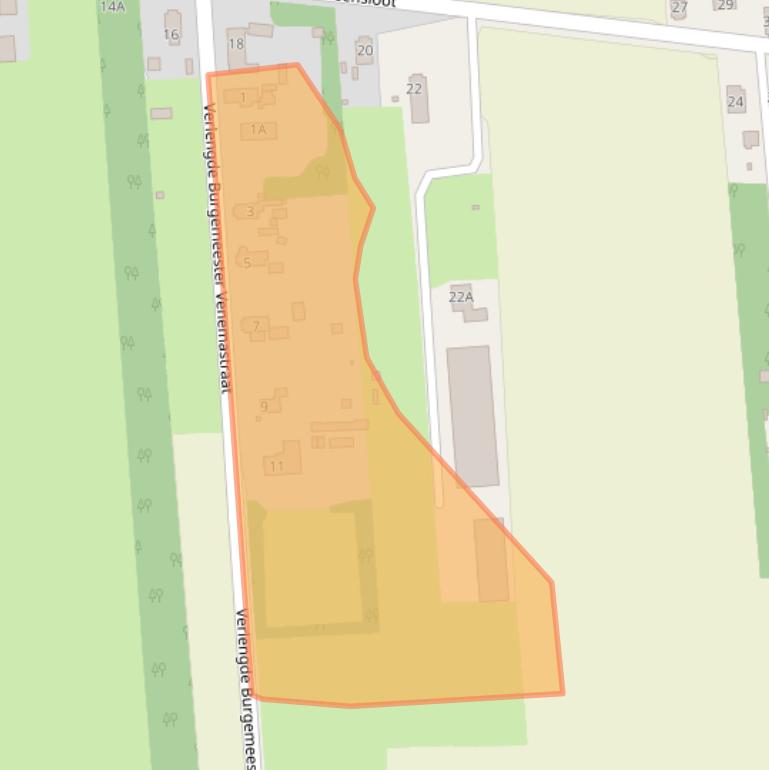 Kaart van postcodegebied 9651CD.