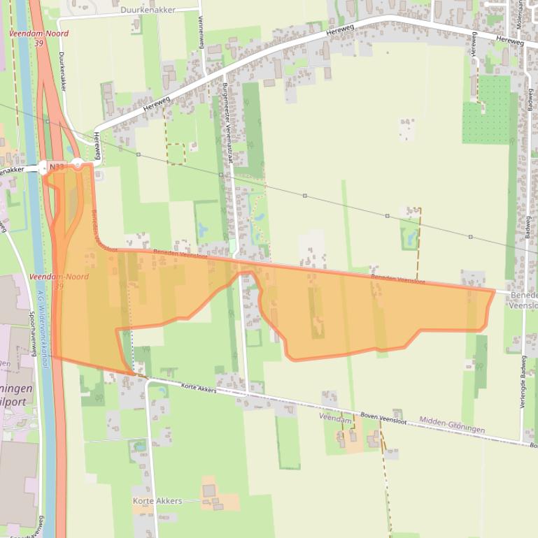 Kaart van postcodegebied 9651CK.