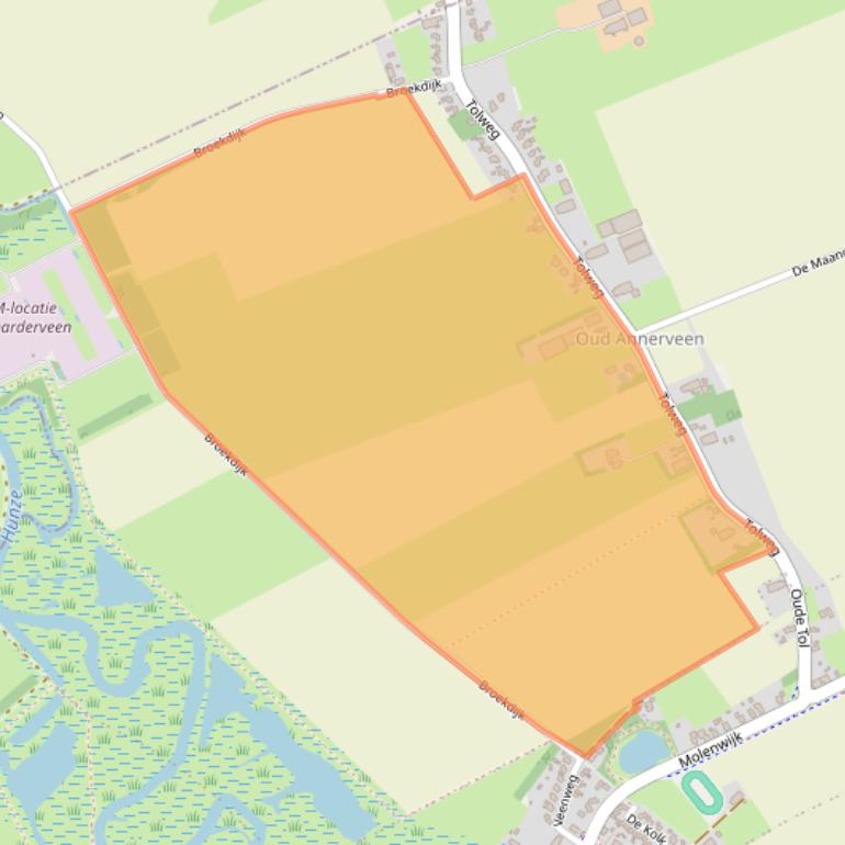 Kaart van postcodegebied 9655PG.