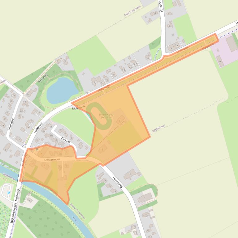 Kaart van postcodegebied 9656PE.