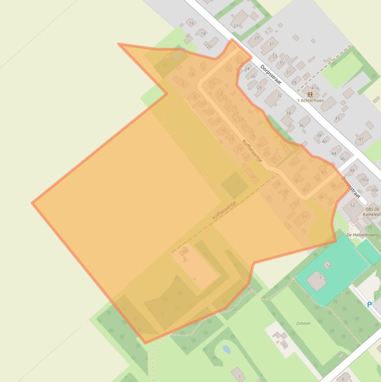 Kaart van postcodegebied 9658PL.