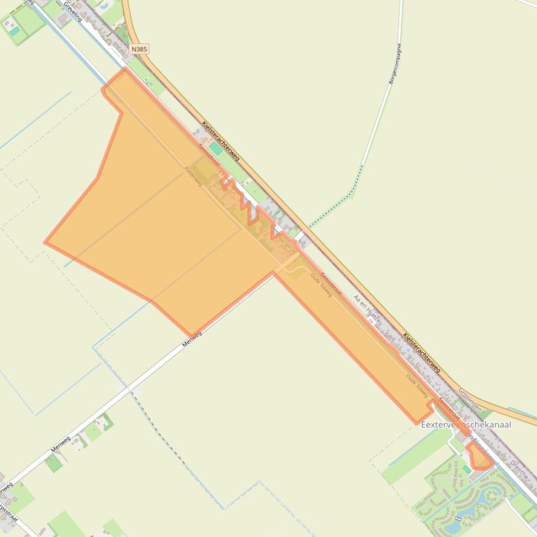 Kaart van postcodegebied 9659PA.