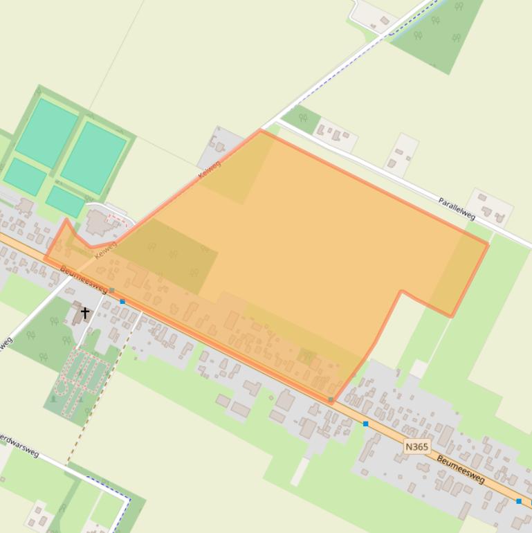 Kaart van postcodegebied 9661AK.