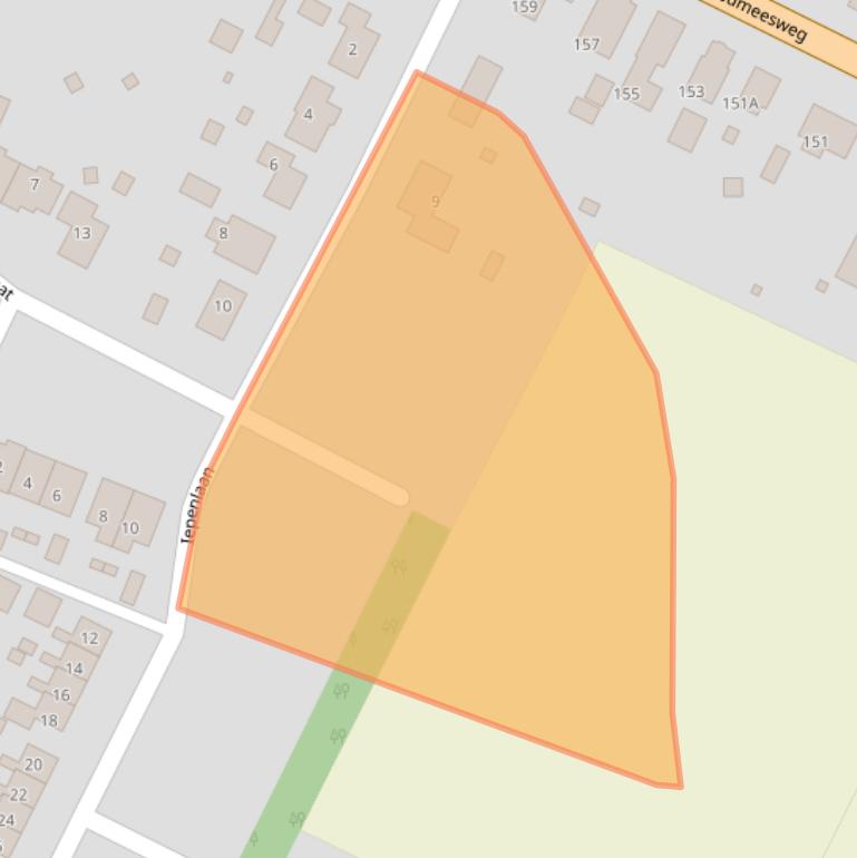 Kaart van postcodegebied 9661AP.