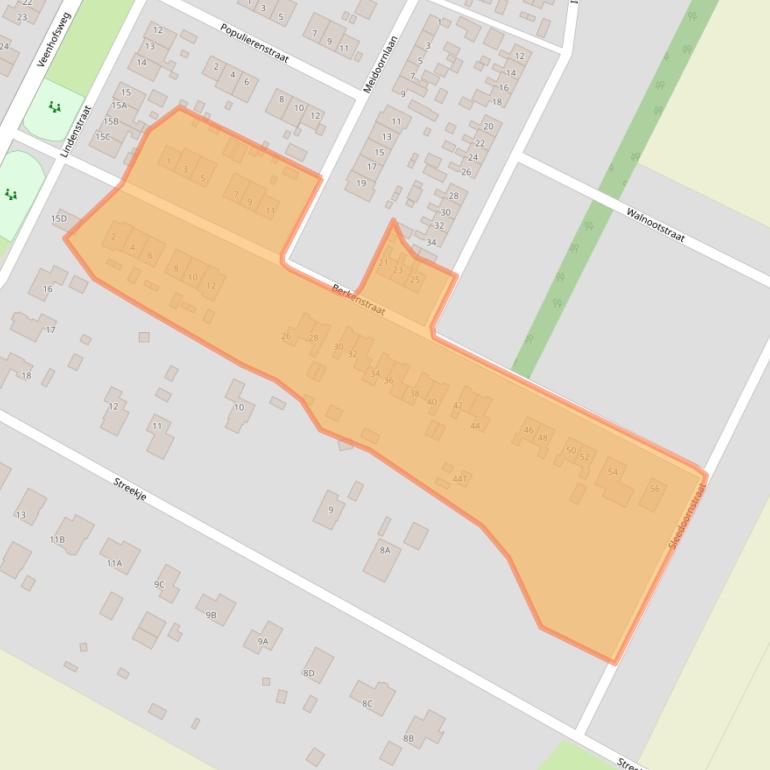 Kaart van postcodegebied 9661AX.