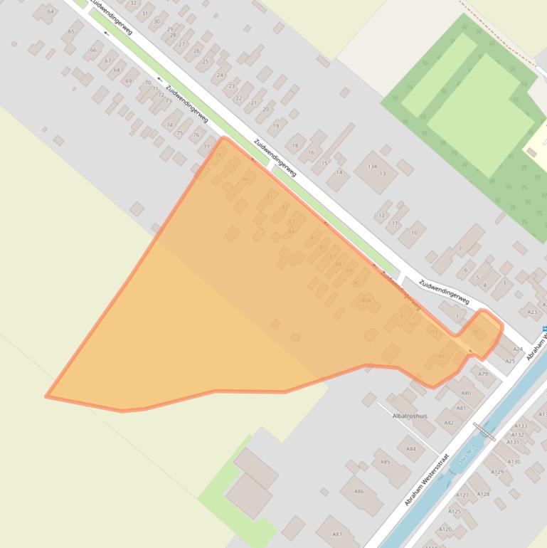 Kaart van postcodegebied 9663AN.