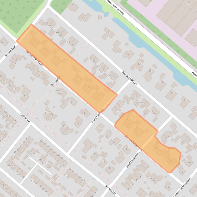Kaart van postcodegebied 9663BV.
