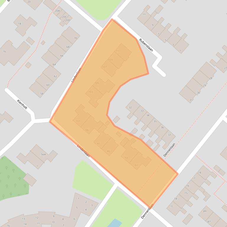 Kaart van postcodegebied 9663CG.