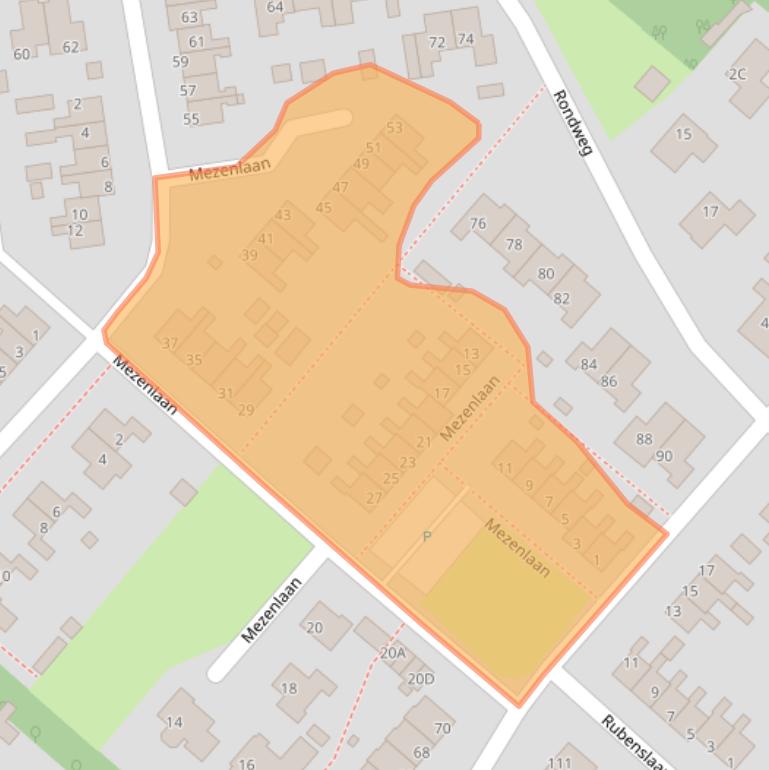 Kaart van postcodegebied 9663CM.