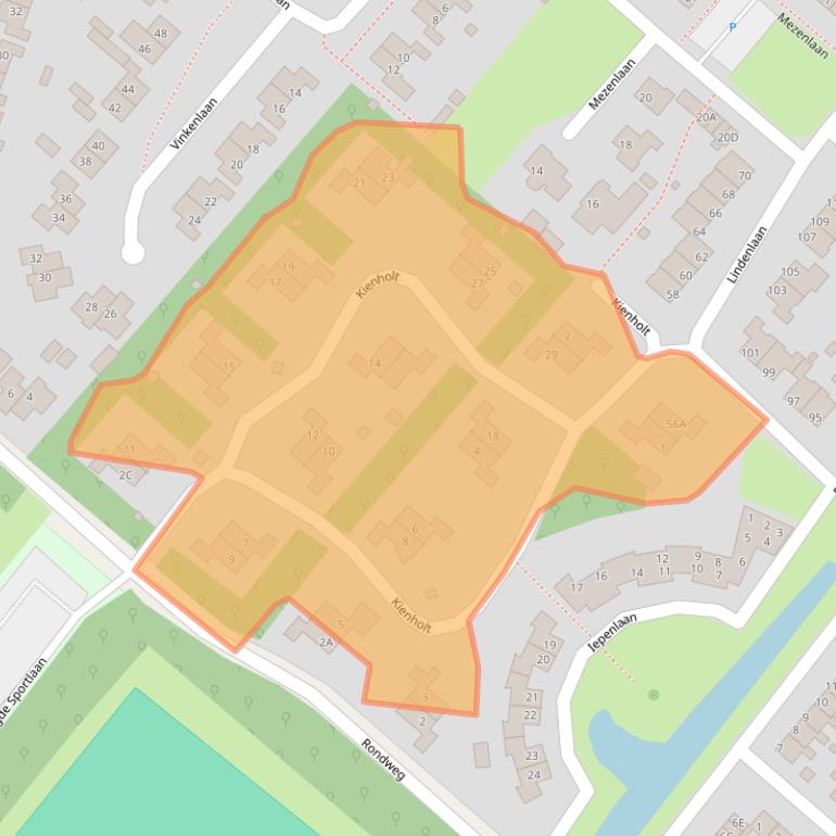 Kaart van postcodegebied 9663DC.