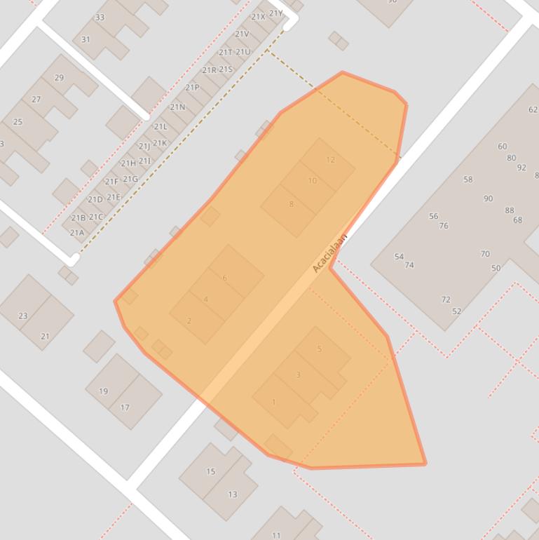 Kaart van postcodegebied 9663EP.