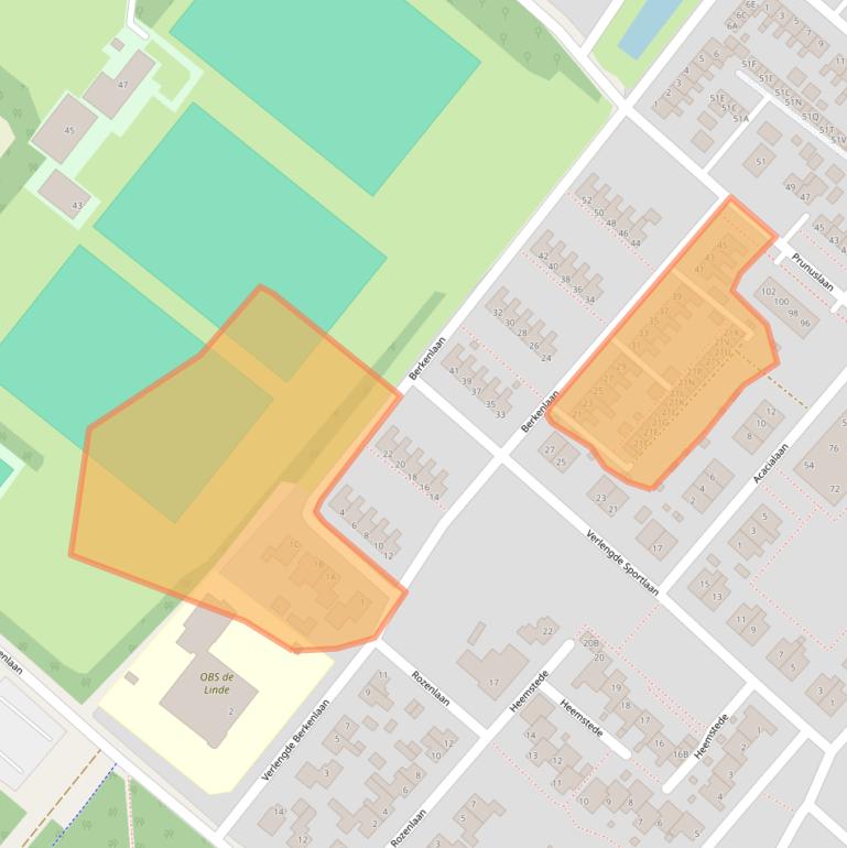 Kaart van postcodegebied 9663ER.